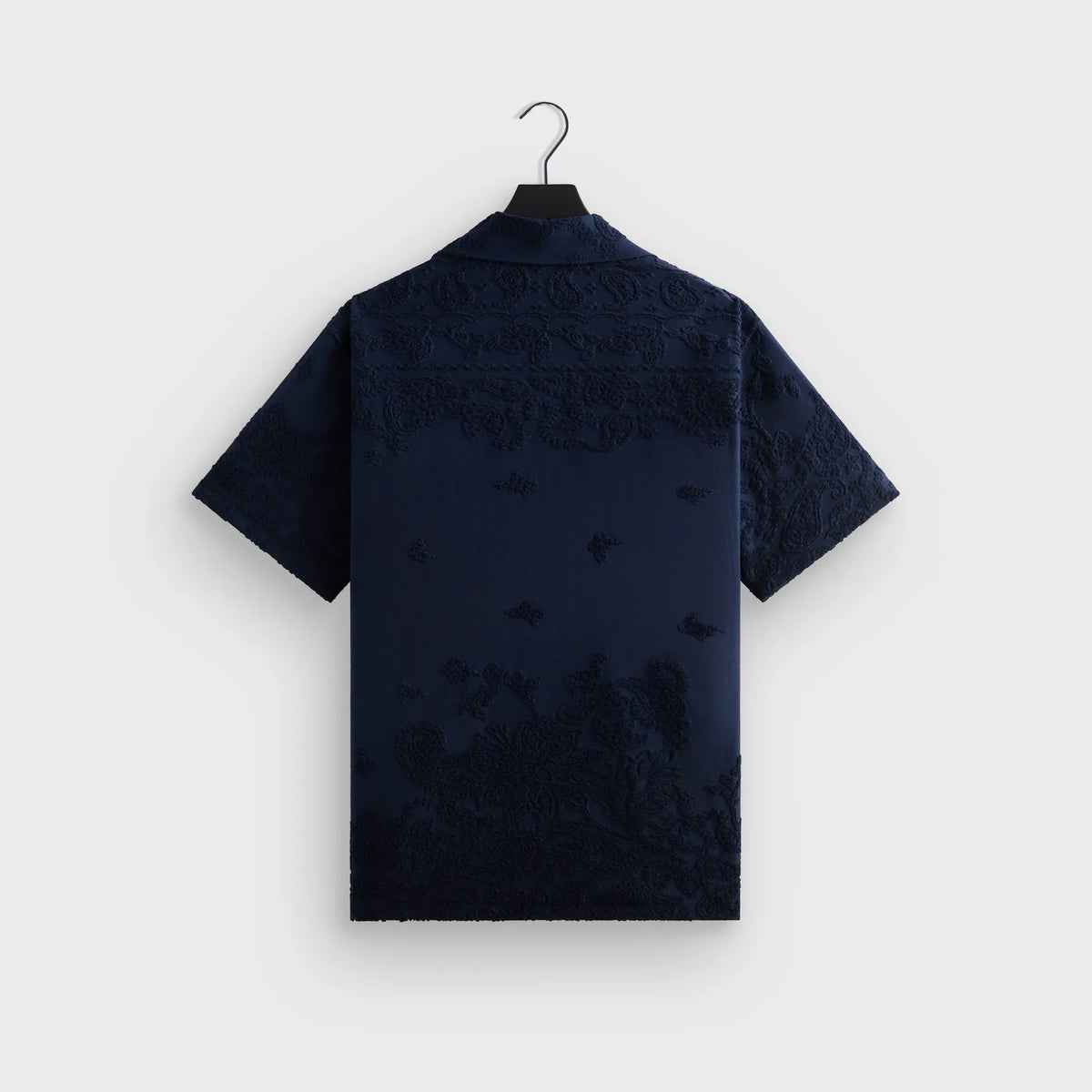 Kith Bandana Micro Terry Thompson Camp Collar Shirt - Nocturnal