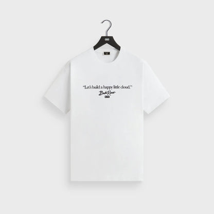 Kith for Bob Ross Happy Clouds Quote Tee - White