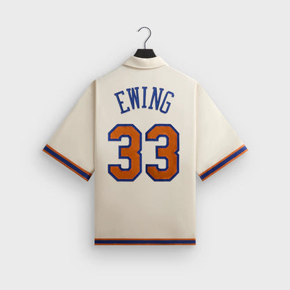 Kith for the New York Knicks Patrick Ewing Woodpoint Shirt - Sandrift