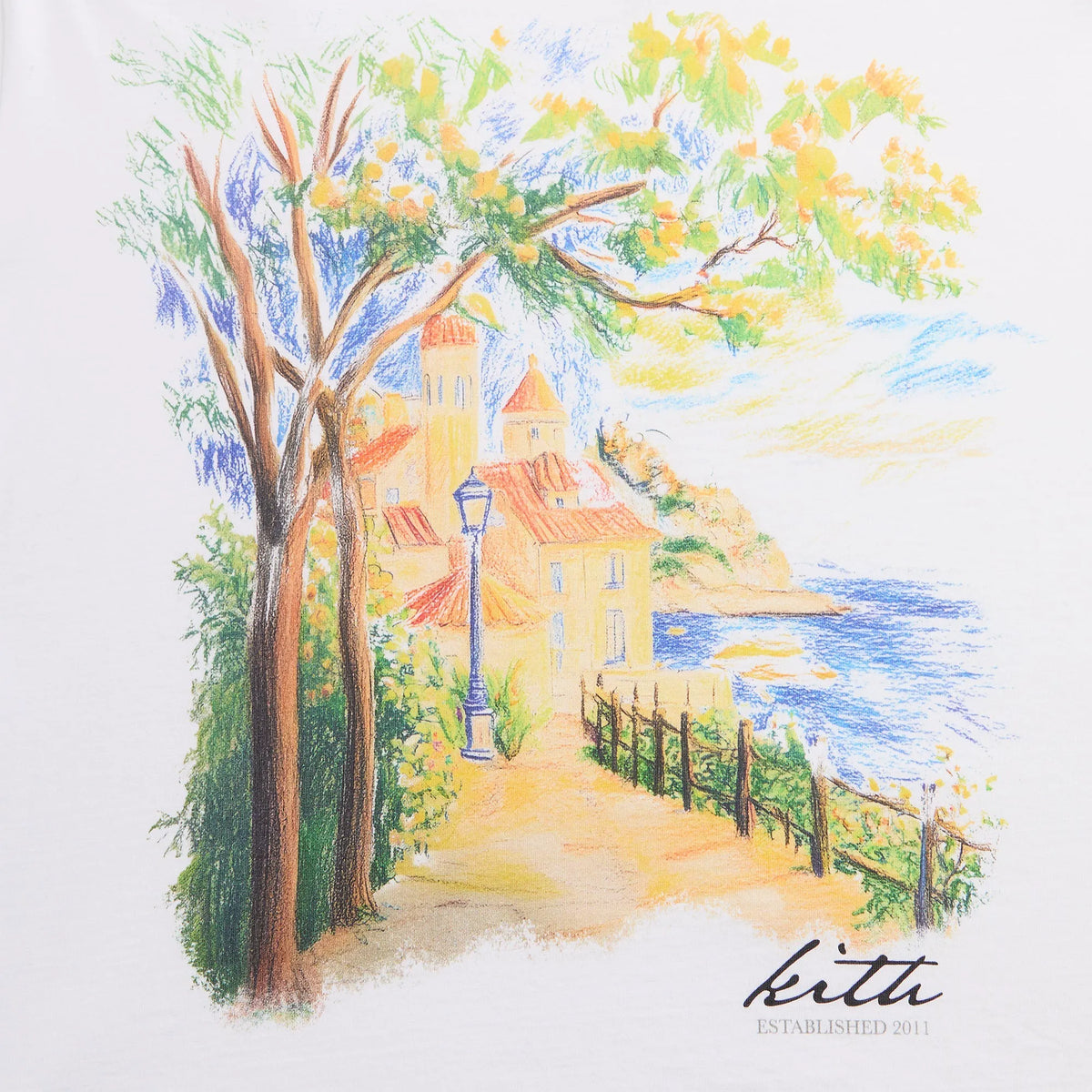 Kith Retreat Vintage Tee - White