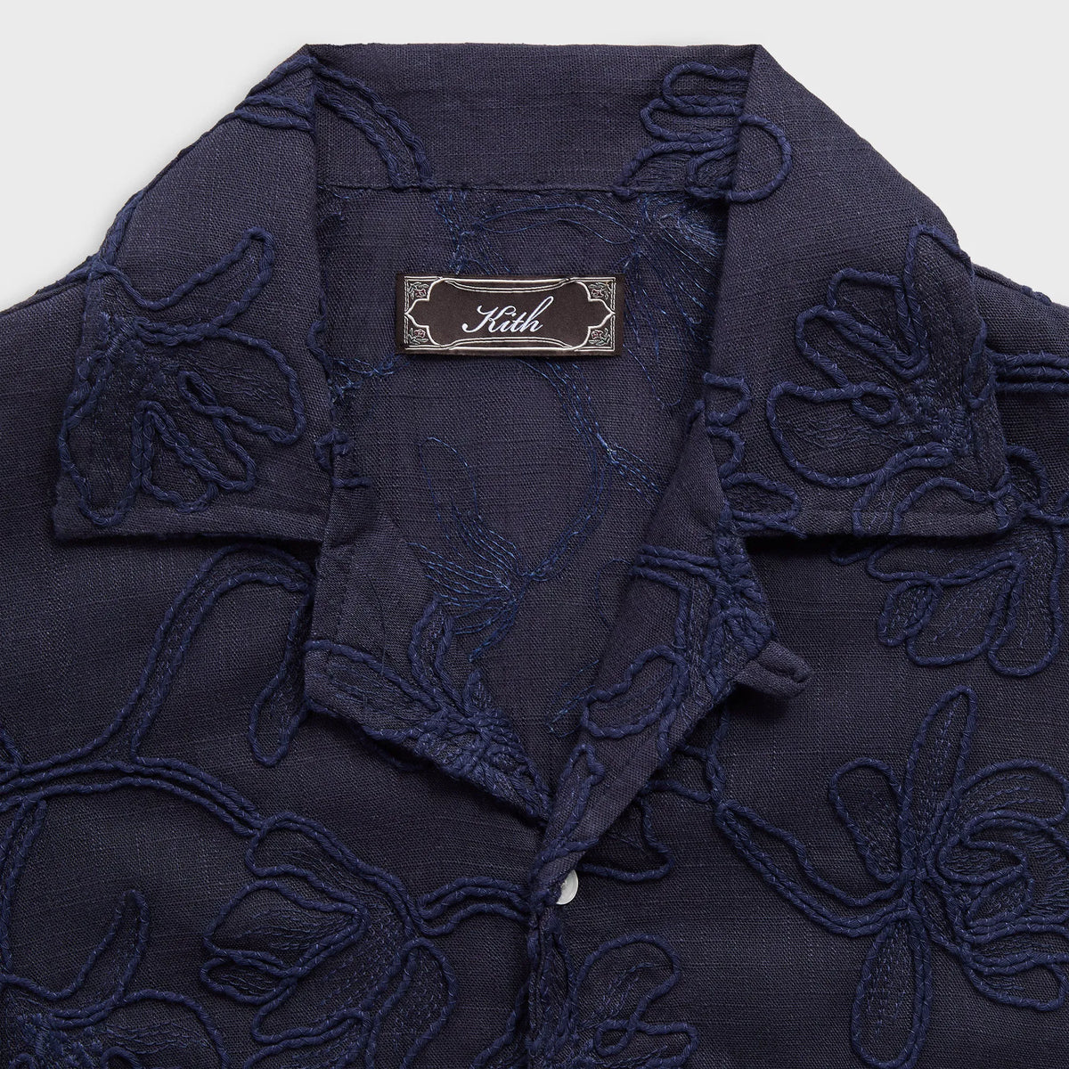 Kith Corded Floral Thompson Camp Collar Shirt - Nocturnal