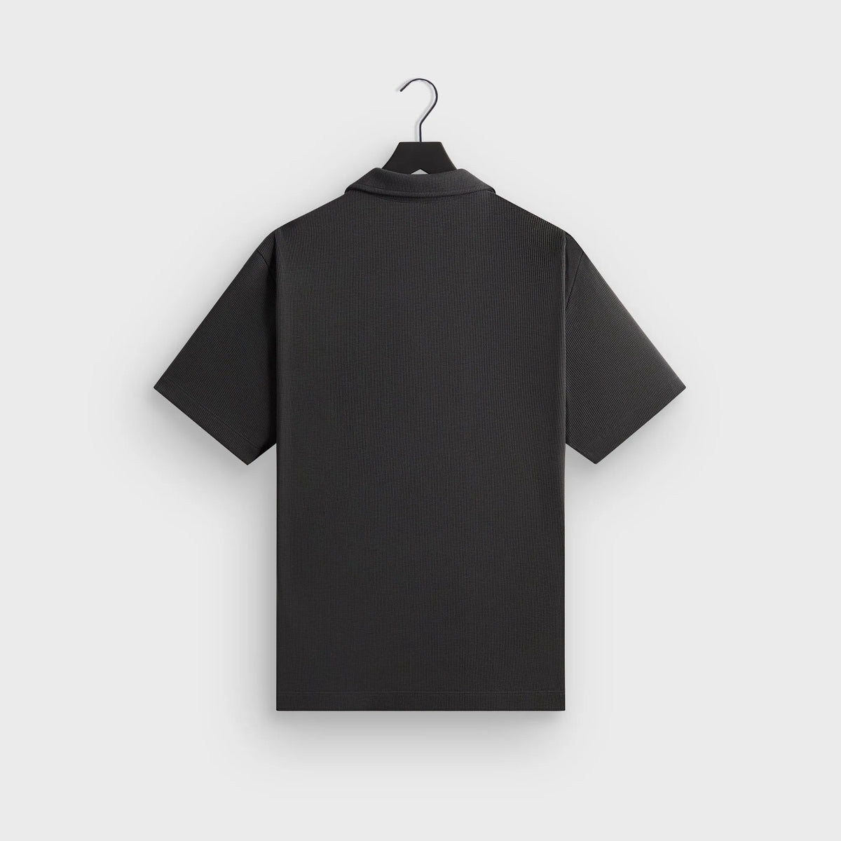 Kith Micro Waffle Drew Polo - Carbon