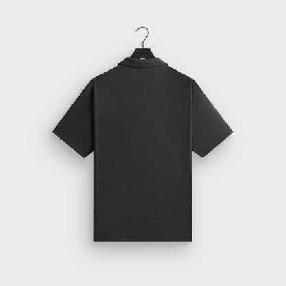 Kith Micro Waffle Drew Polo - Carbon