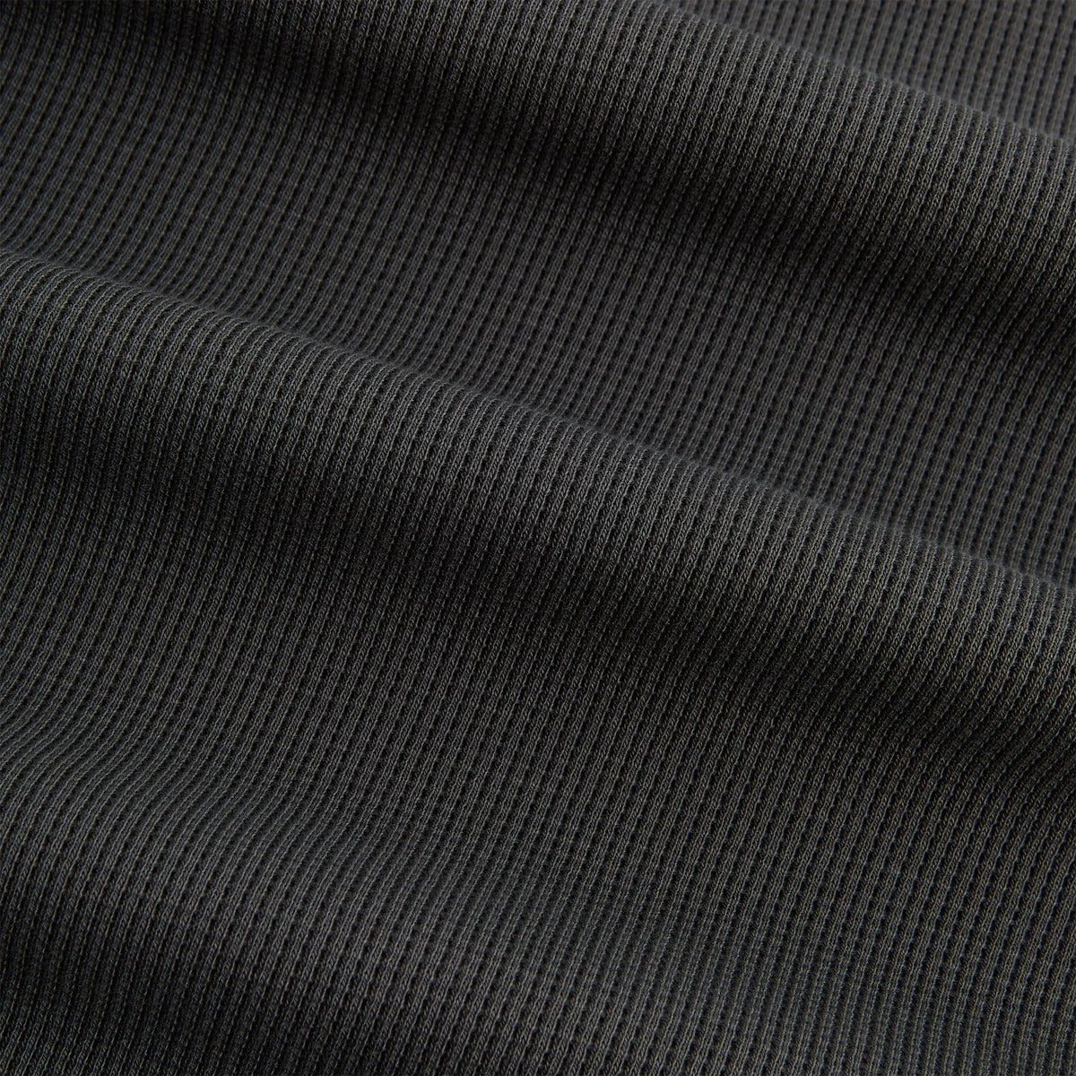 Kith Micro Waffle Drew Polo - Carbon