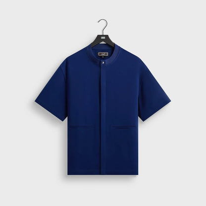 Kith Double Crepe Casper Shirt - Deep Royal