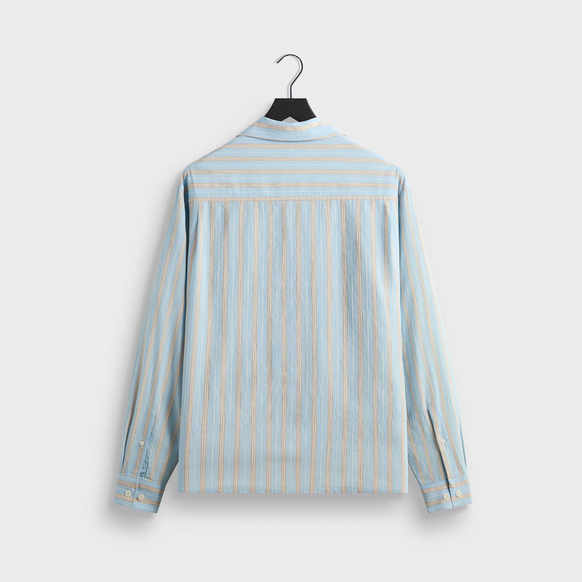 Kith Barre Stripe Long Sleeve Gianni Shirt - Serene