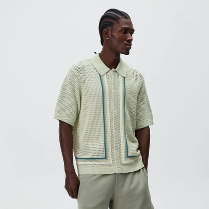 Kith Thompson Crochet Buttondown - Fresh