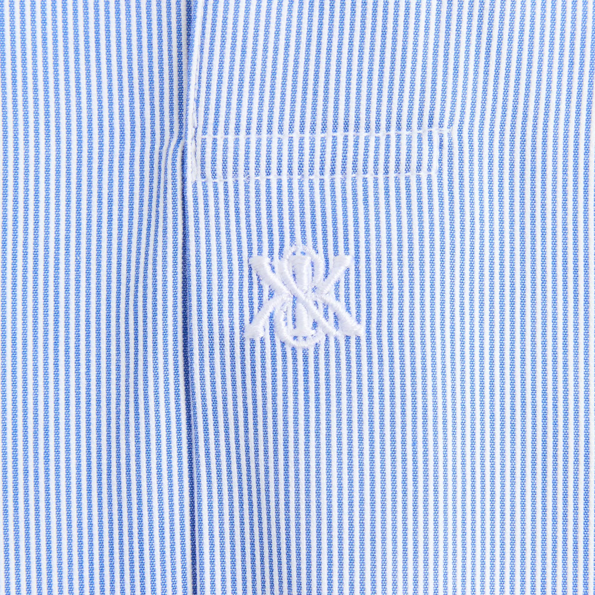 Kith Textured Microstripe Ian Popover Shirt - Marina