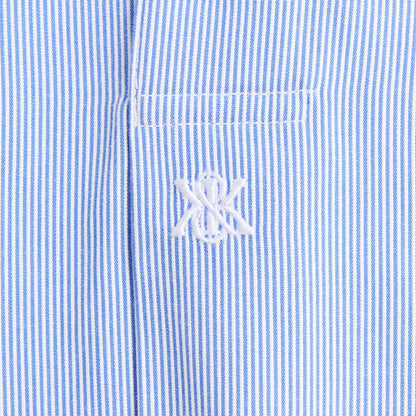 Kith Textured Microstripe Ian Popover Shirt - Marina