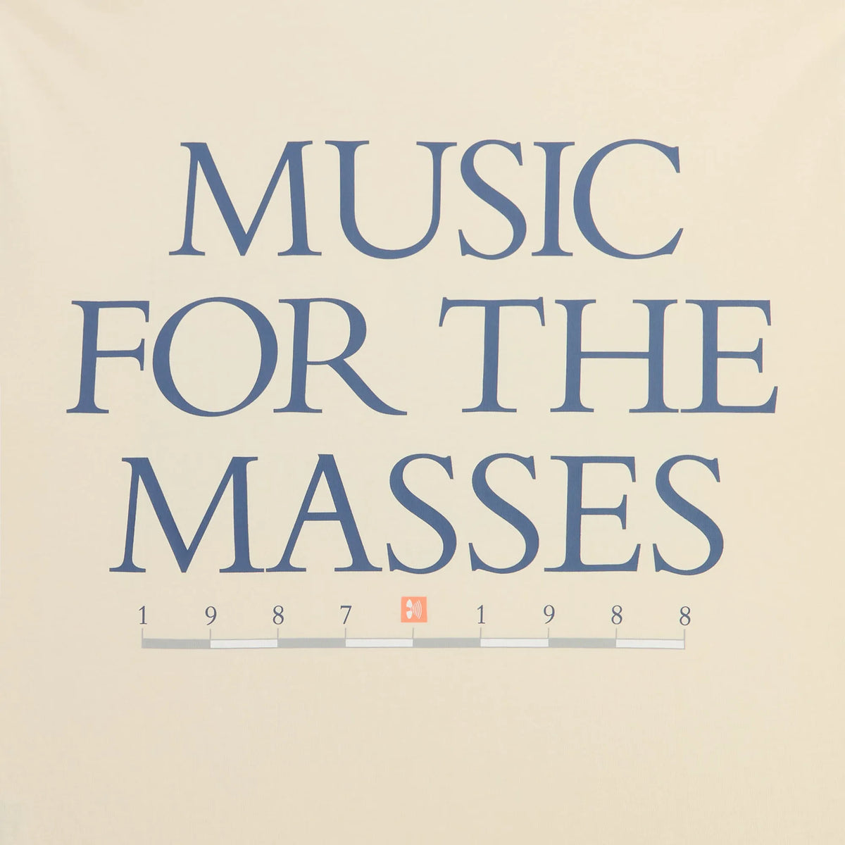 Kith Records for Depeche Mode For The Masses Vintage Alex Tee - Sandrift