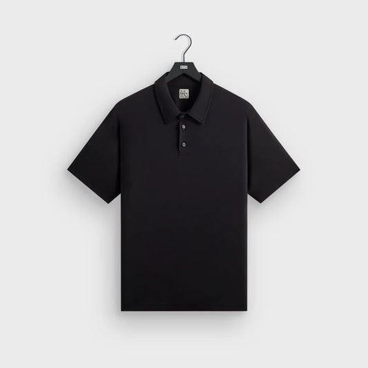 &Kin Soft Modal Blend Heathrow Polo - Black