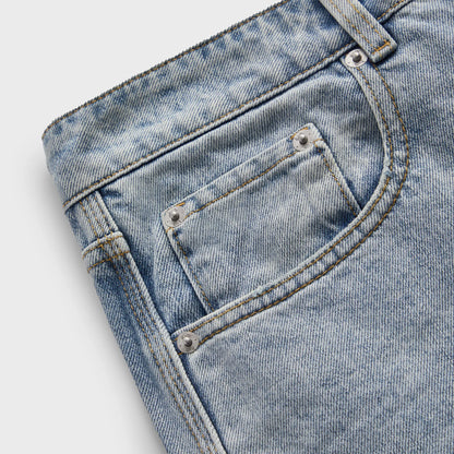 Kith Centre Straight Jeans - Light Indigo