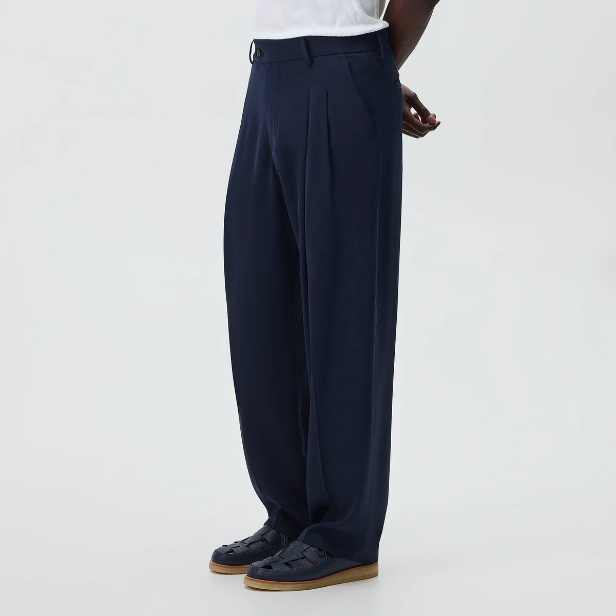 Kith Kylan Pleated Trouser - Nocturnal