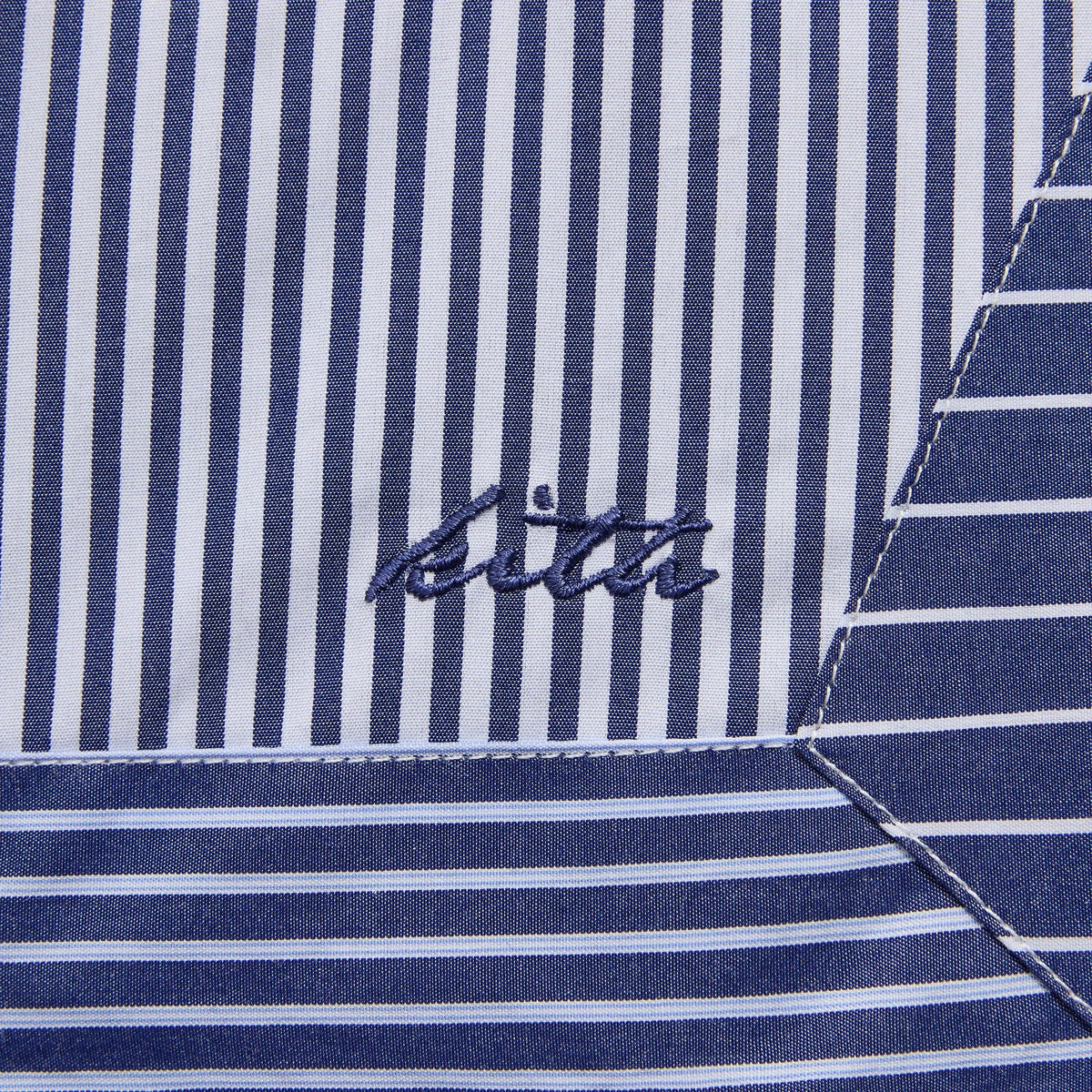 Kith Poplin Stripe Turbo Short - Darkshore