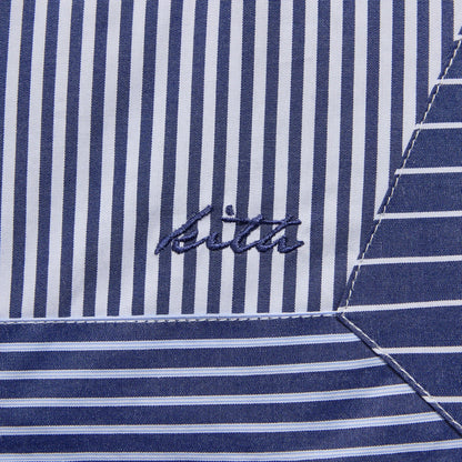 Kith Poplin Stripe Turbo Short - Darkshore