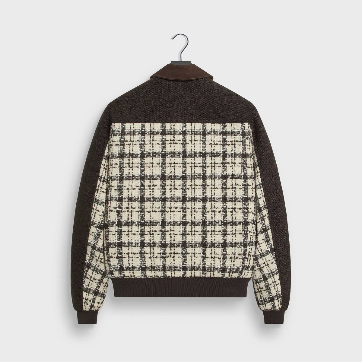&Kin Mixed Tweed Hawthorne Flight Jacket - Sandrift