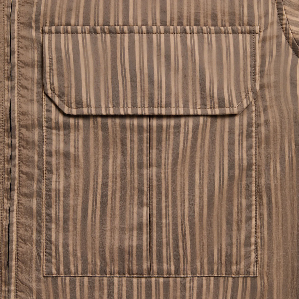 Kith Layered Stripe Raj Jacket - Gobi