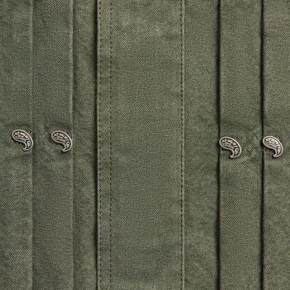 Kith Washed Canvas Ariel Blouson Jacket - Cypress