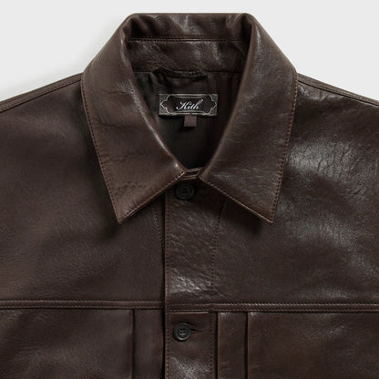 Kith Vintage Leather Alonzo Jacket - Kindling
