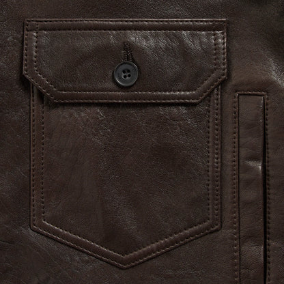 Kith Vintage Leather Alonzo Jacket - Kindling