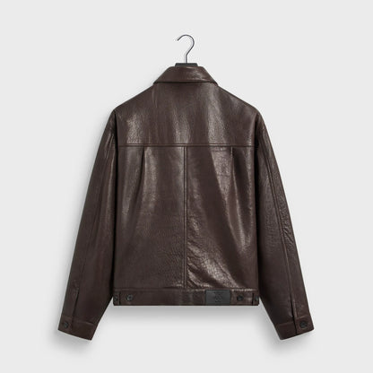 Kith Vintage Leather Alonzo Jacket - Kindling