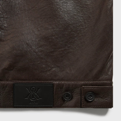 Kith Vintage Leather Alonzo Jacket - Kindling