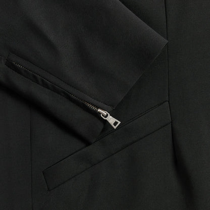 &Kin Tropical Wool Denez Jacket - Black