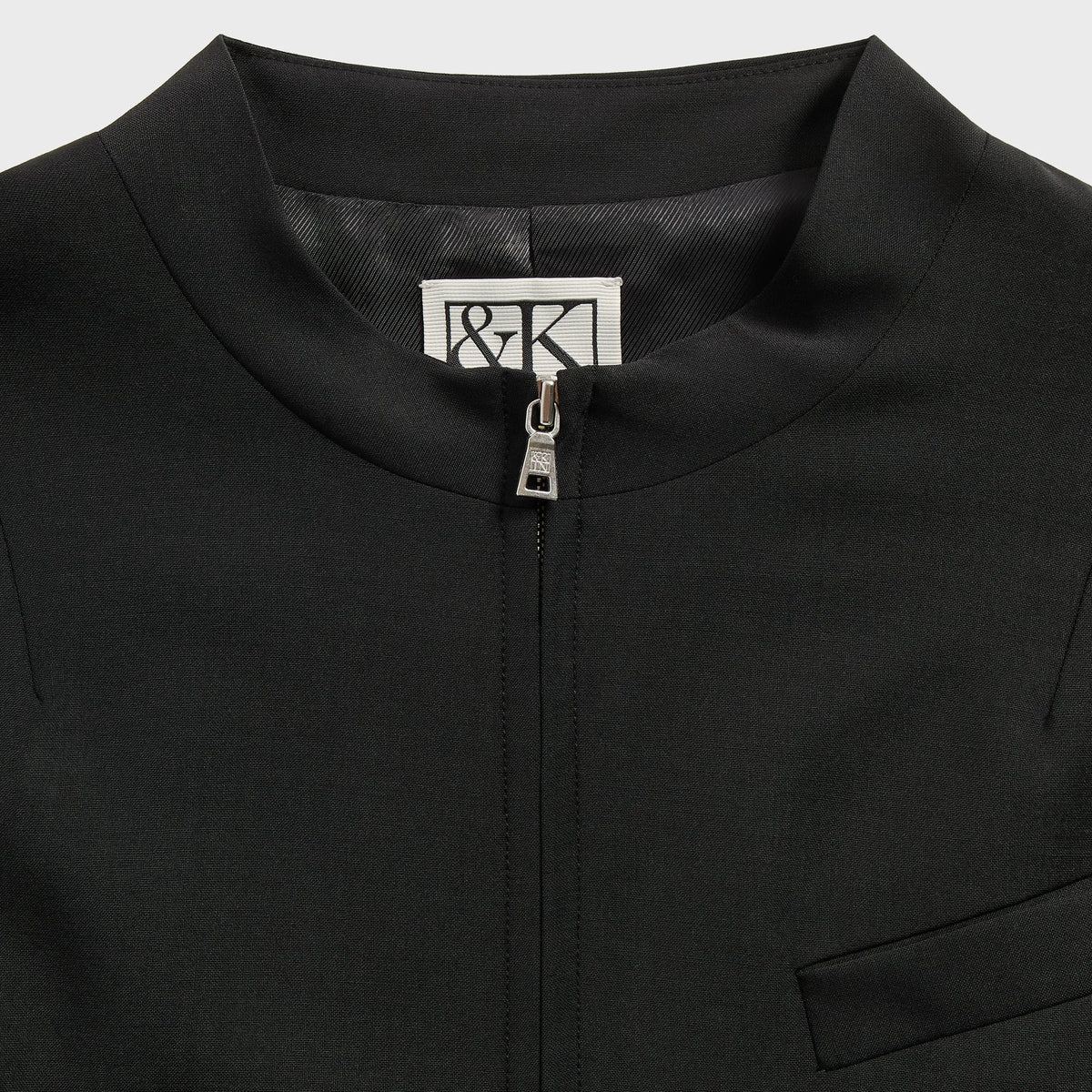 &Kin Tropical Wool Denez Jacket - Black