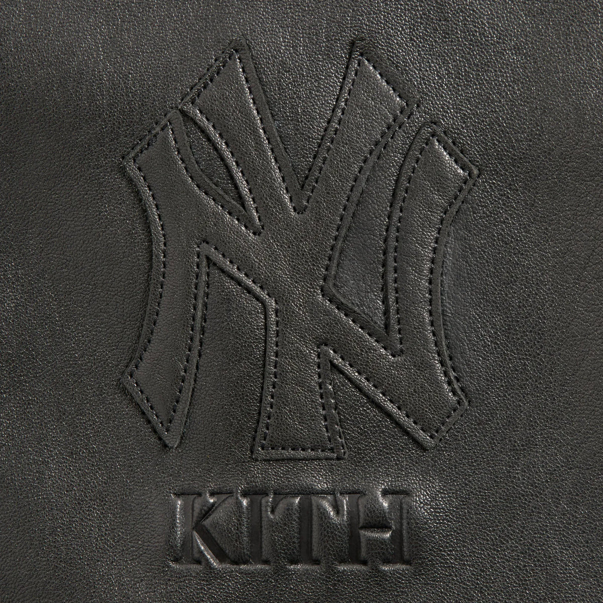 Kith for the New York Yankees Leather Ames Jacket - Black