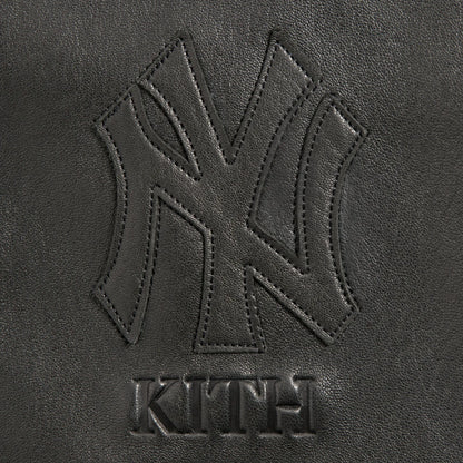 Kith for the New York Yankees Leather Ames Jacket - Black