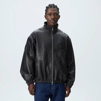 Kith for the New York Yankees Leather Ames Jacket - Black