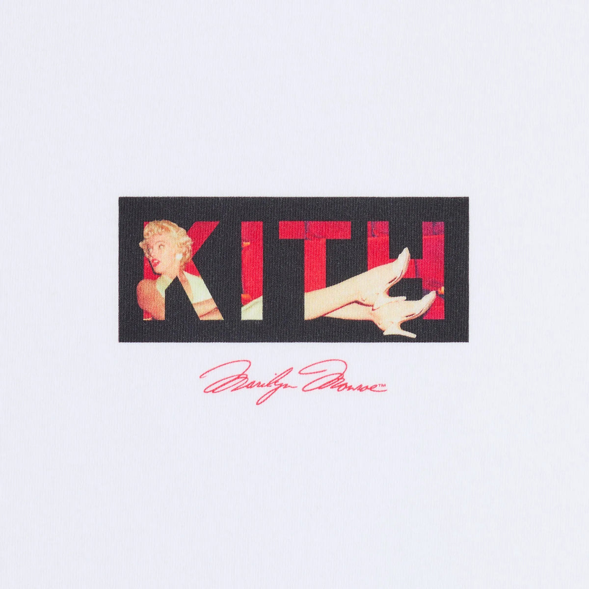 Kith for Marilyn Monroe Seven Year Classic Logo Tee - White