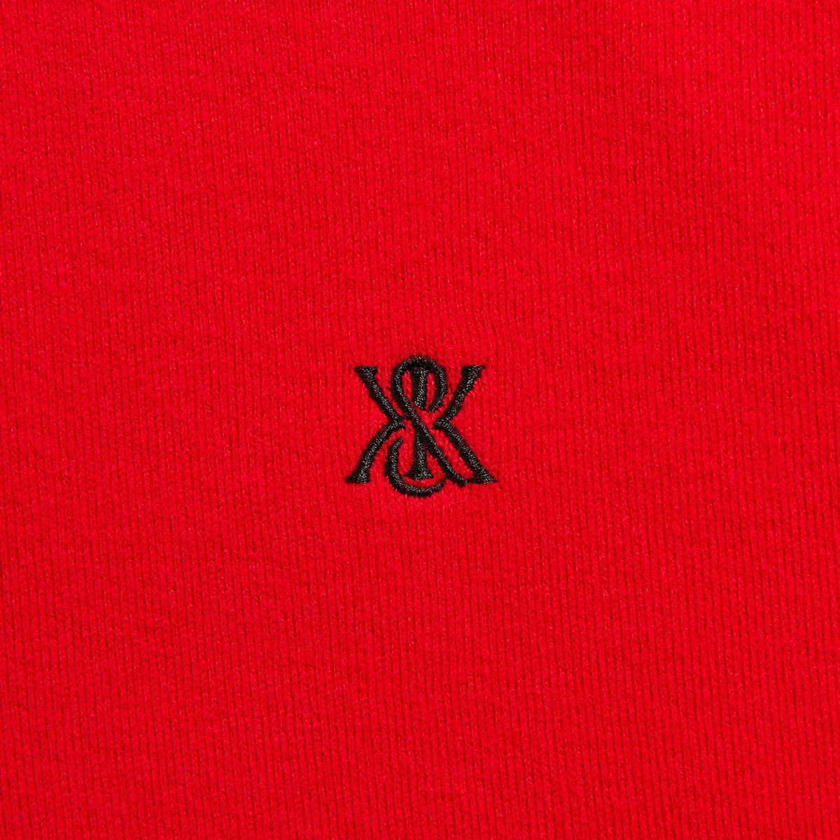 Kith Compact Cotton Knit Javier Quarter Zip Pullover - Fame