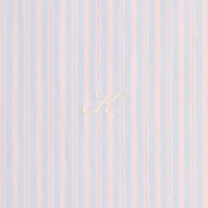 Kith Striped Poplin Georgie Shirt - Hydrangea