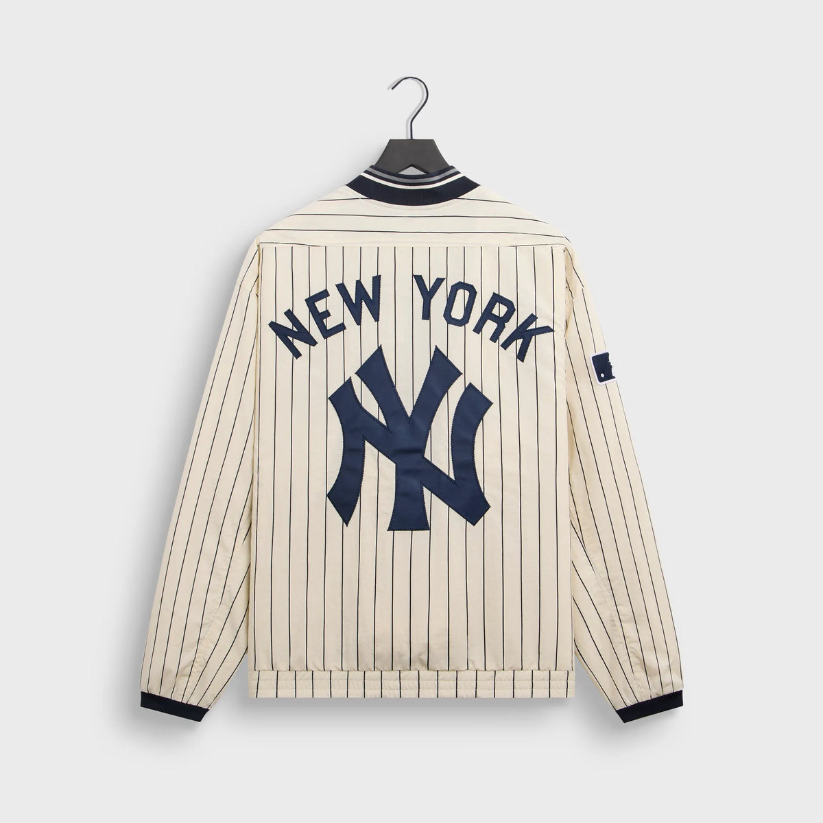 Kith for the New York Yankees Nylon Raffi Pullover - Sandrift