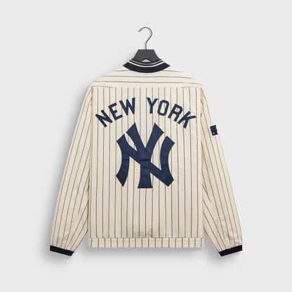 Kith for the New York Yankees Nylon Raffi Pullover - Sandrift
