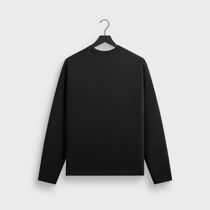 Kith Long Sleeve Alex Boxy Tee - Black