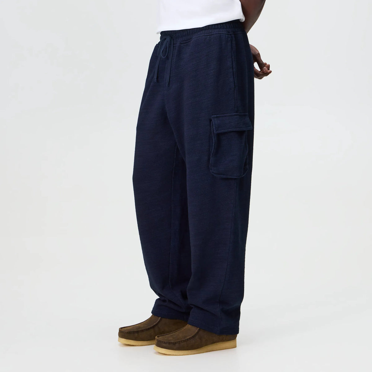 Kith Indigo Fleece Bryson Cargo Sweatpant - Raw Indigo