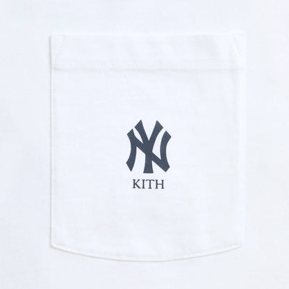 Kith for the New York Yankees Crest Pocket Tee - White