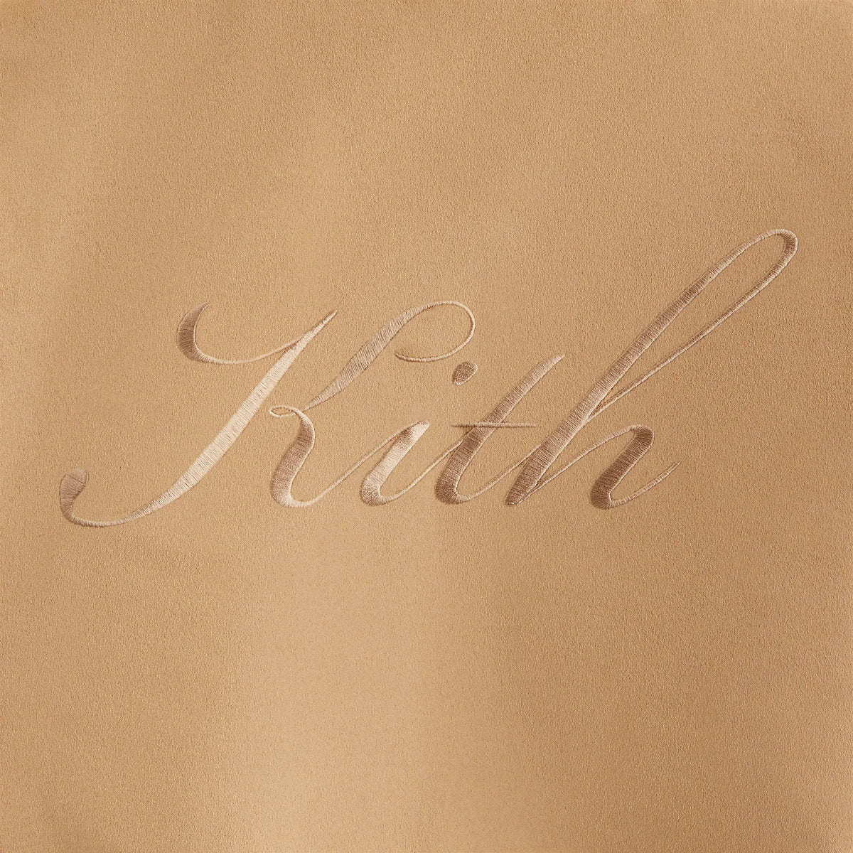 Kith Women Nylas Microsuede Zip Hooded Bomber - Birch