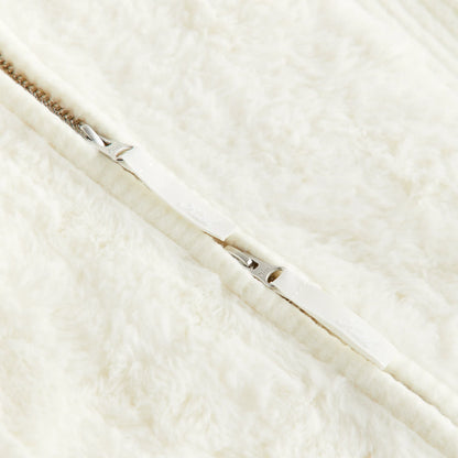 Kith Women Ina Cowlick Fur Track Zip - Sandrift