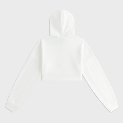 Kith Women Hendler Cropped Hoodie - White