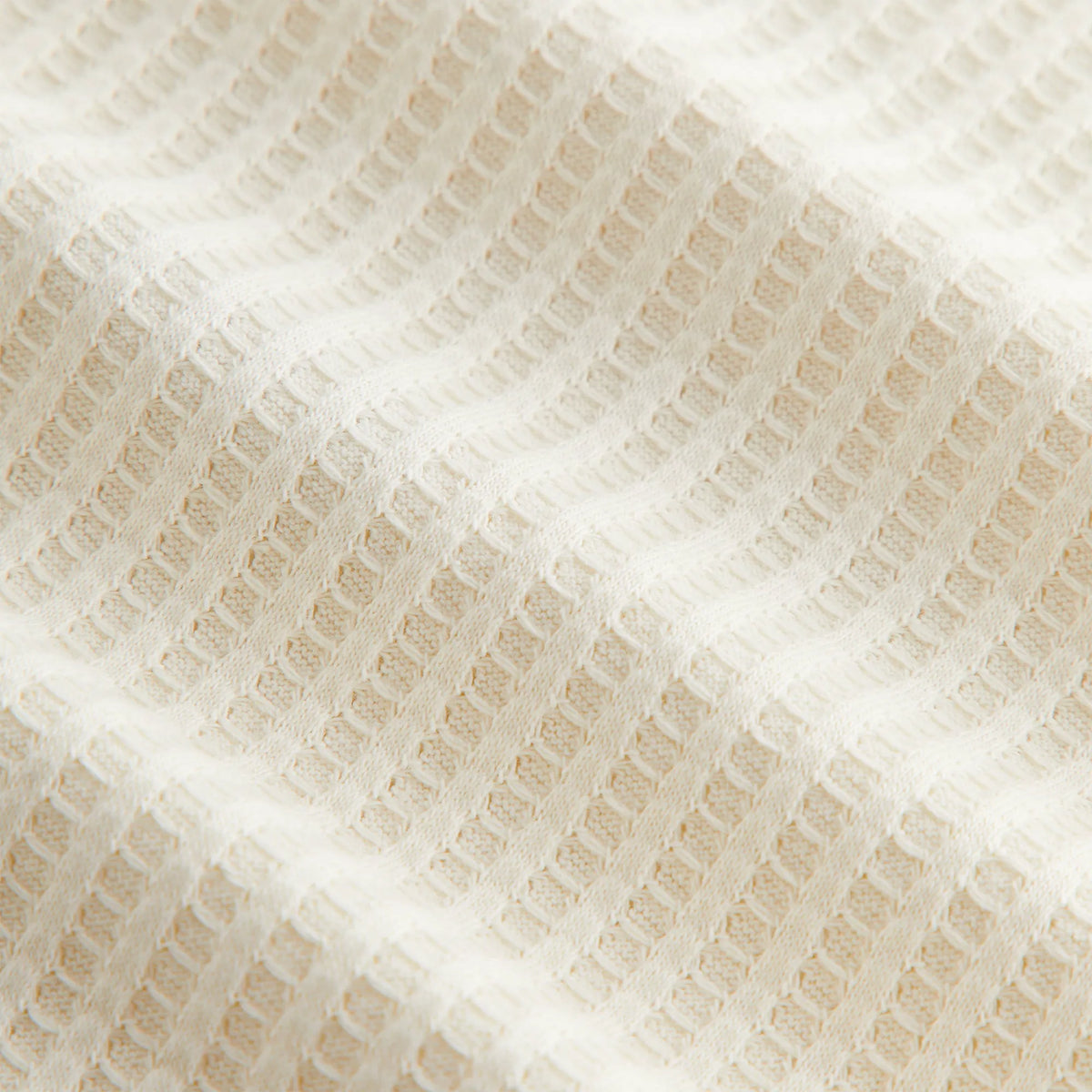 Kith Women Fei Waffle Cropped Tee - Sandrift