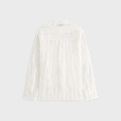Kith Women Carmyn Sheer Cardigan Shirt - White