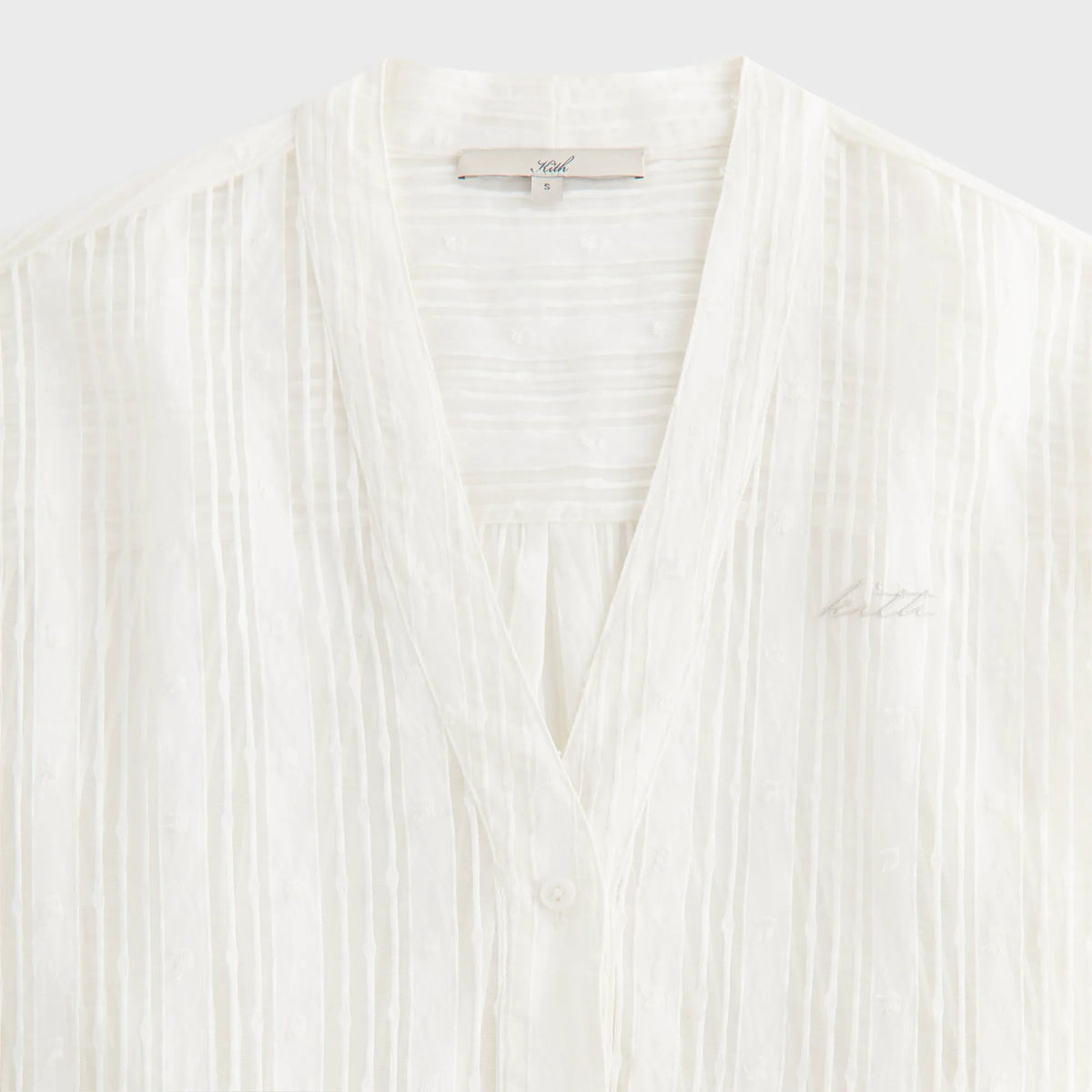 Kith Women Carmyn Sheer Cardigan Shirt - White