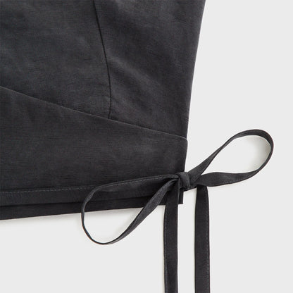 Kith Women Shir Wrap Vest - Black