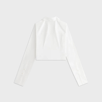 Kith Women Kairi Poplin Wrap Shirt - White