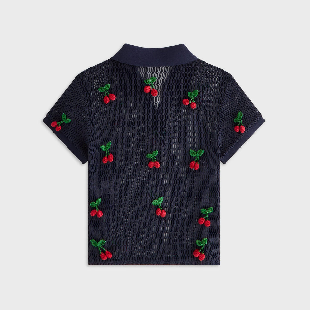 Kith Women Hedi Cherry Sweater Polo - Nocturnal