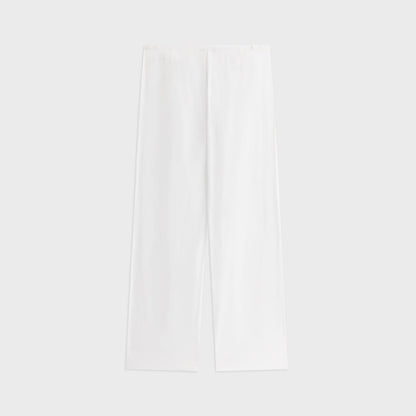 Kith Women Tahli Poplin Pleated Wide Pant - White