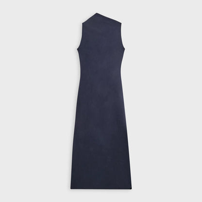Kith Women Delphi Draped Sueded Gown - Black